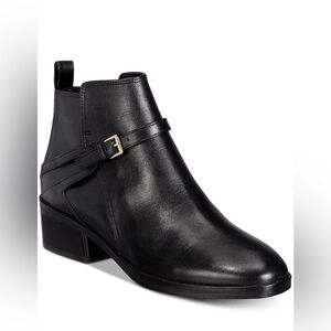 Cole Haan Women's Etta Bootie Ankle Boot Black leather WM SIZE 8.5 EUC